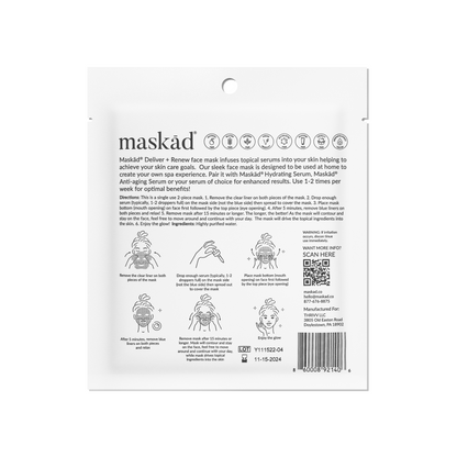 Hydrogel Infusion Face Mask